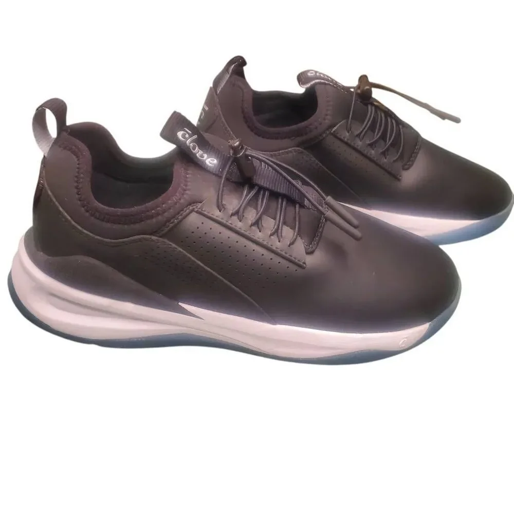 Clove Classic Night Shift Black/White Women's Bungee Athletic Shoe 7.5